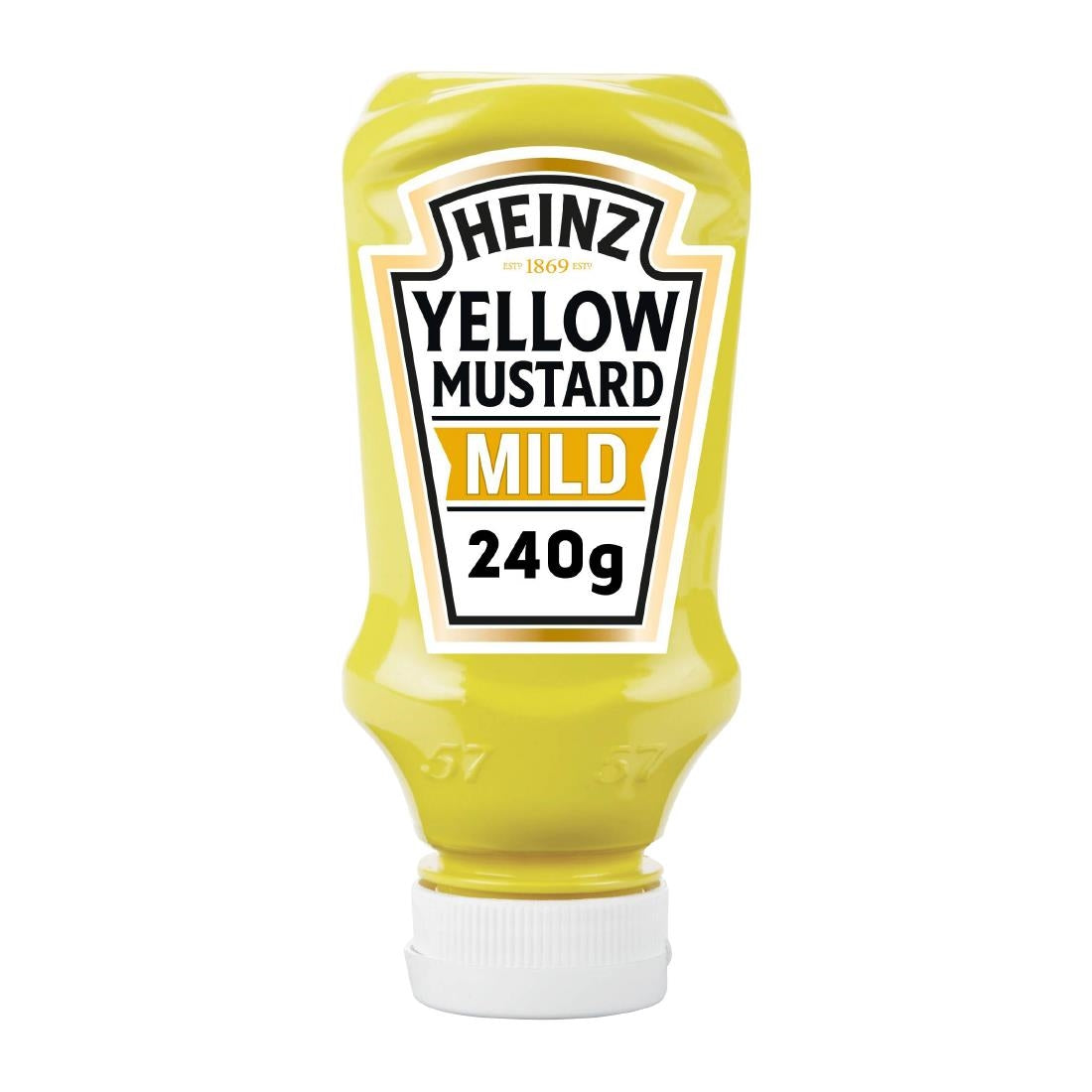 Heinz Table Top Yellow Mustard Mild 220ml (8 Pack)