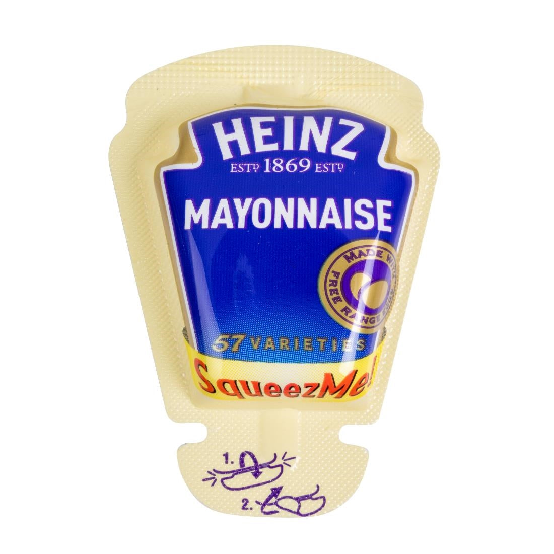 Heinz Mayonnaise SqueezMe! Sachets 26ml (70 Pack)
