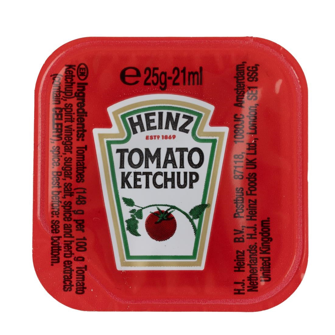Heinz Tomato Ketchup Dip Pots 25ml (100 Pack)