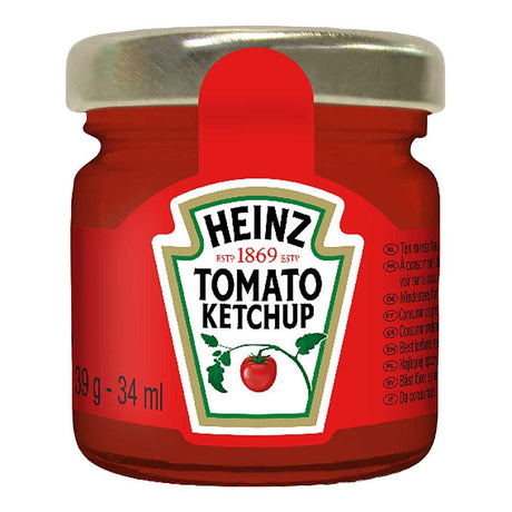 Heinz Tomato Ketchup Mini Glass Jars 39g (80 Pack)