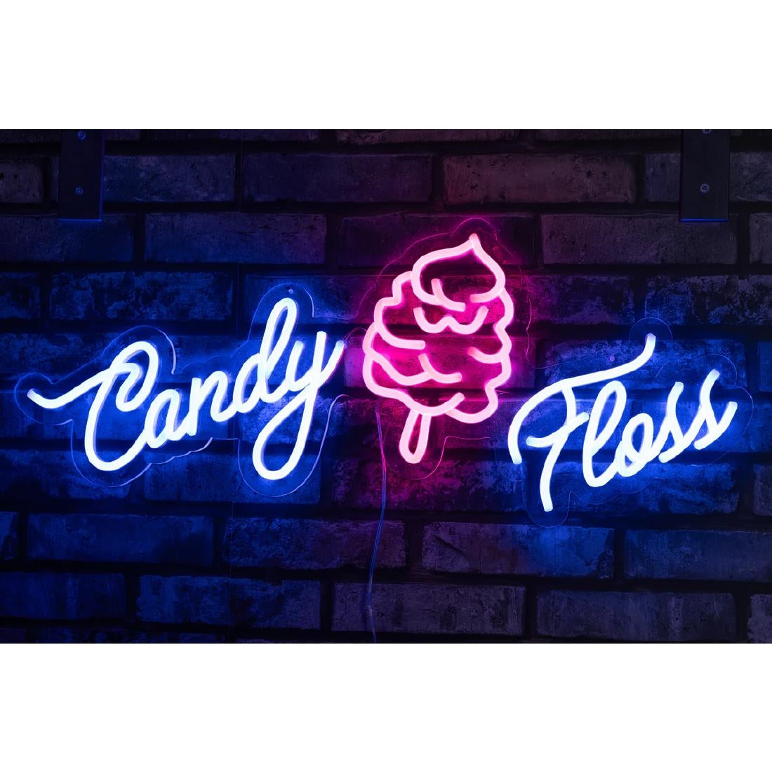 A1 Equipment Candy Floss Neon Style LED Light-up Sign A7362