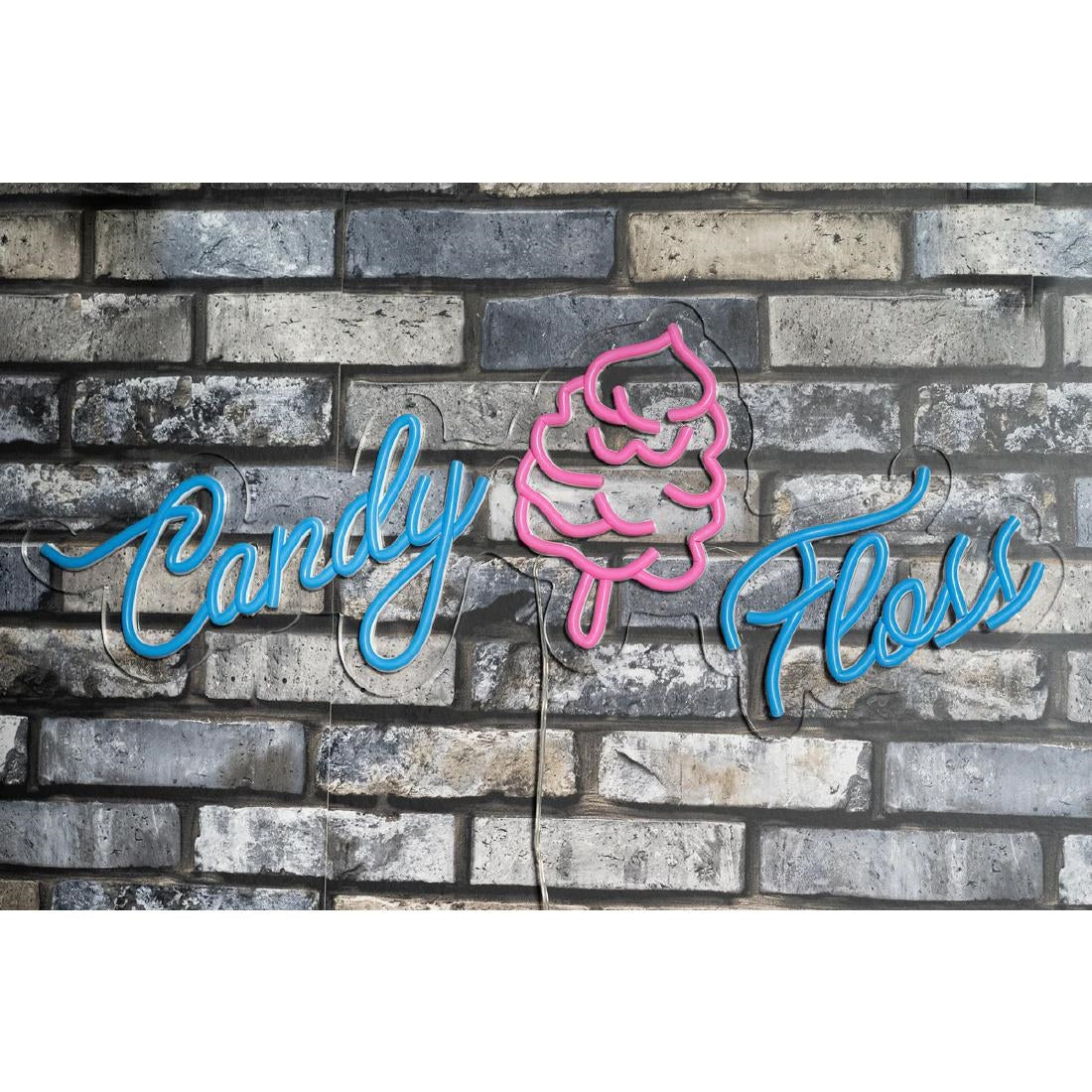 A1 Equipment Candy Floss Neon Style LED Light-up Sign A7362