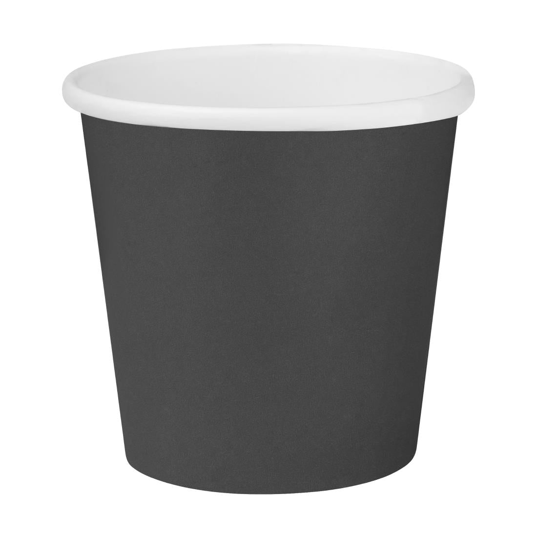 Fiesta Recyclable Hot Cups Single Wall Black 6oz (50 Pack)