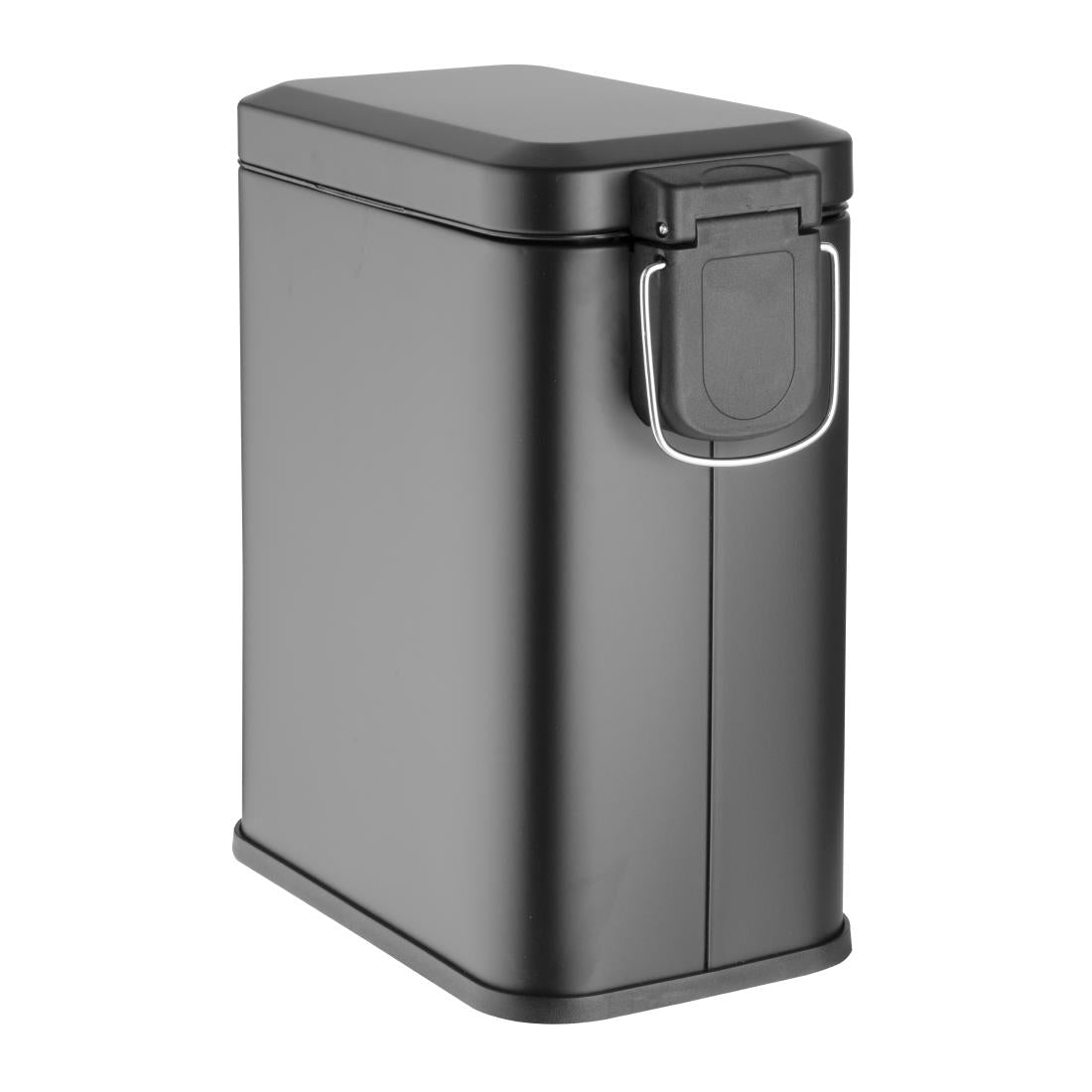 Jantex Slim Pedal Bin Black 5Ltr