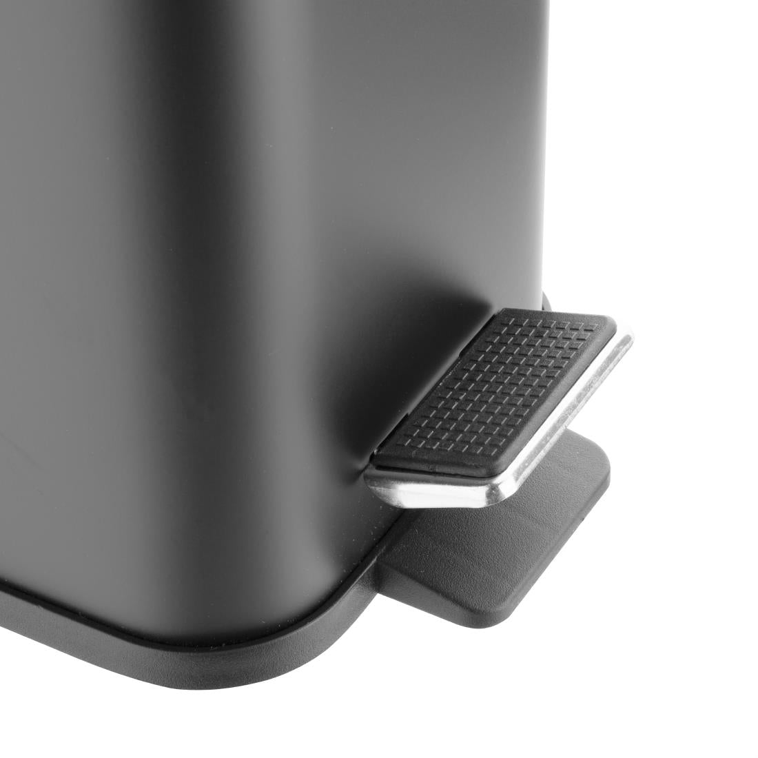 Jantex Slim Pedal Bin Black 5Ltr