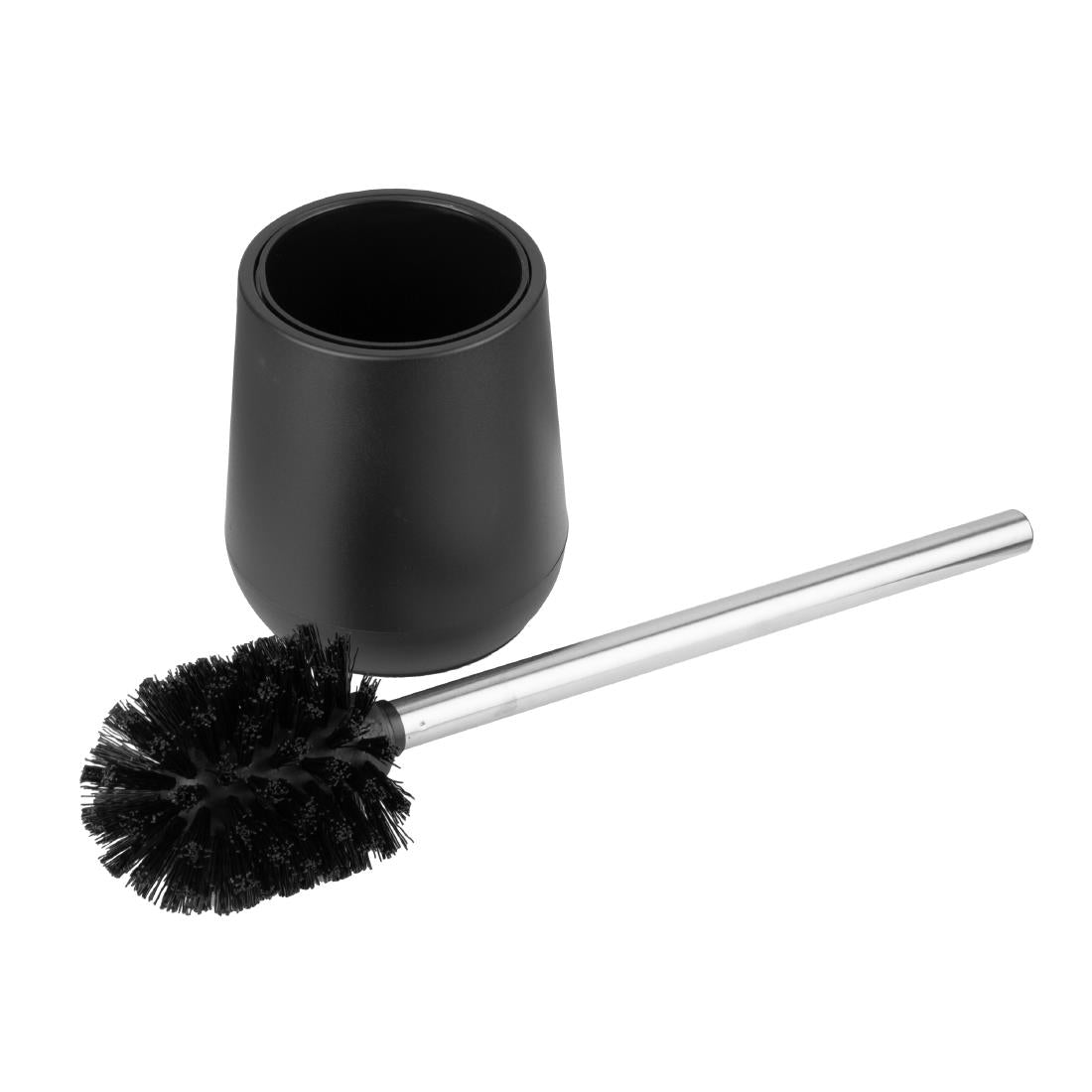 Jantex Toilet Brush and Holder Black
