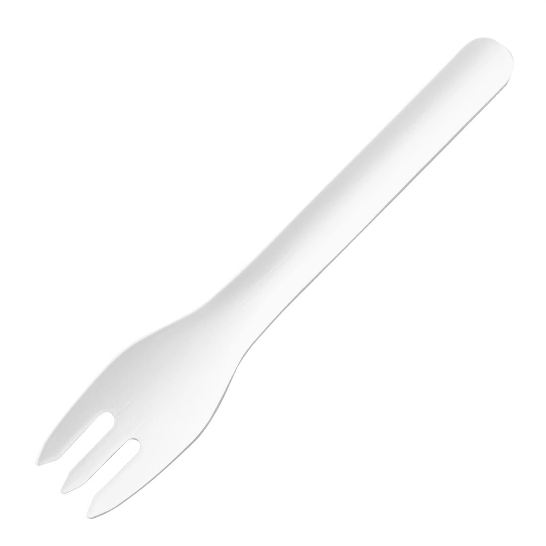 Fiesta Compostable Paper Forks 155mm (100 Pack)