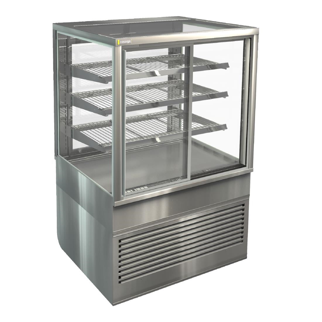 Cossiga Tower BTG Freestanding Multideck Display Fridge Sliding Front & Rear Doors 900mm