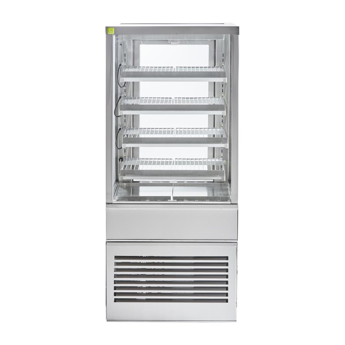 Cossiga Heated Freestanding Display Solid Front Glass Rear Sliding Doors 600mm