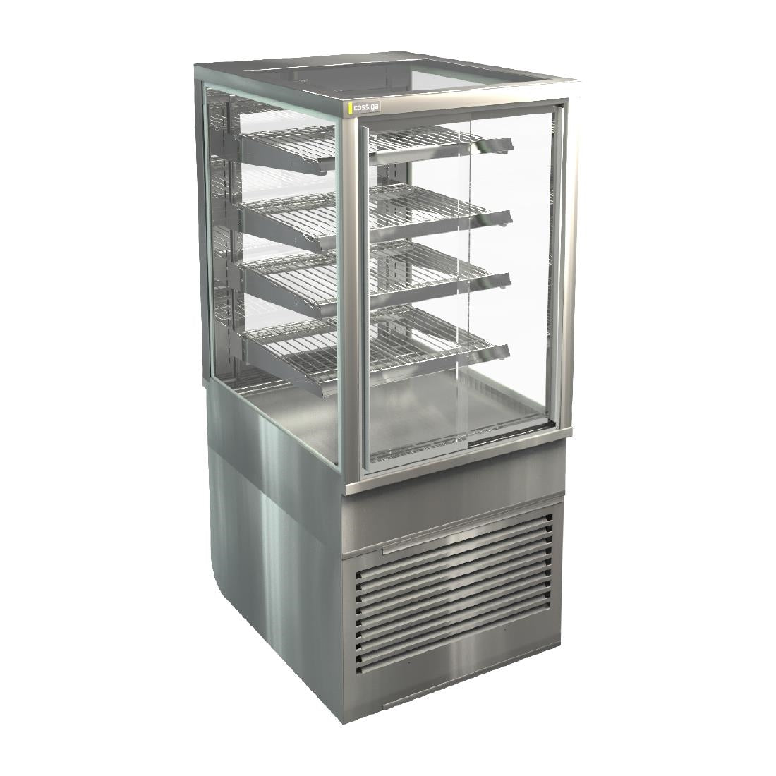 Cossiga Heated Freestanding Multideck Display Sliding Front & Rear Doors 600mm