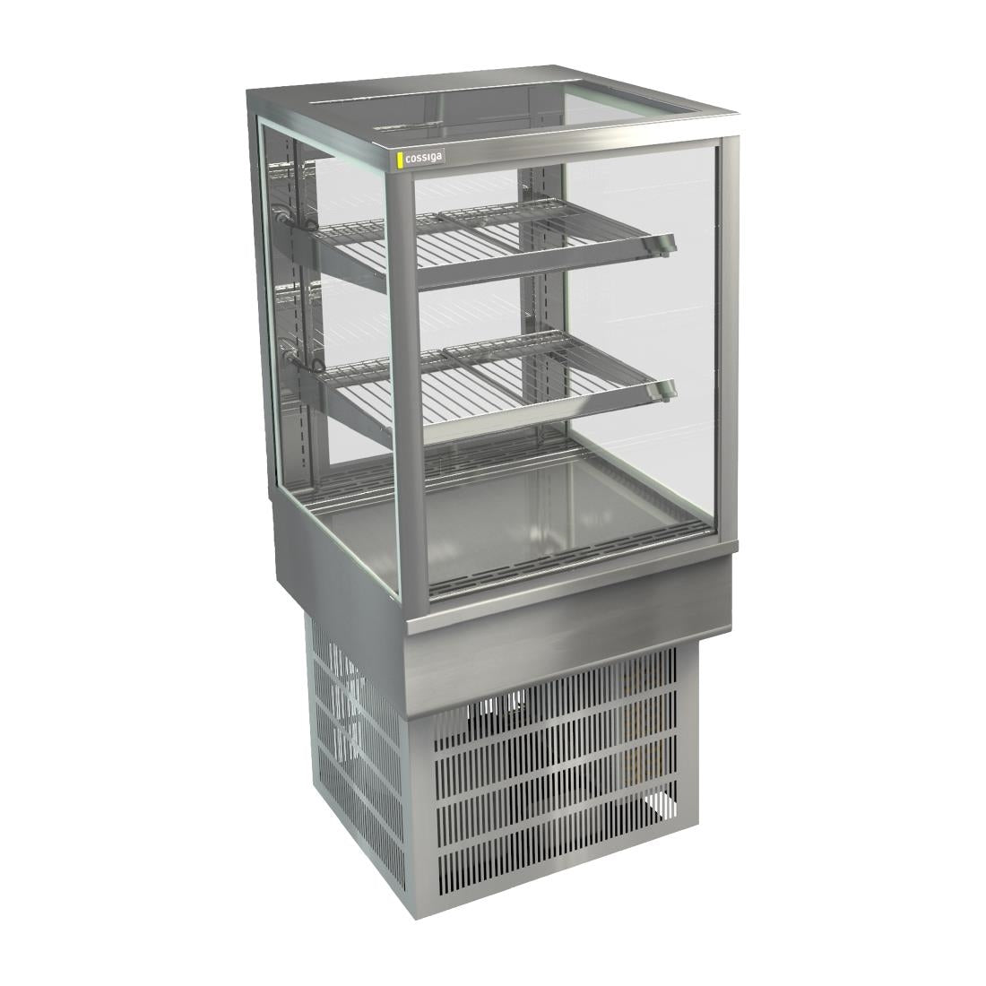 Cossiga Tower STG Refrigerated Drop-in Display w/Solid Front Glass & Rear Sliding Doors 600mm
