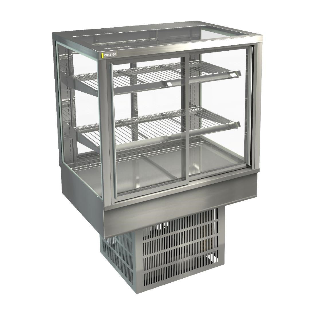 Cossiga Tower STG Refrigerated Drop-in Display w/Sliding Front & Rear Doors 900mm