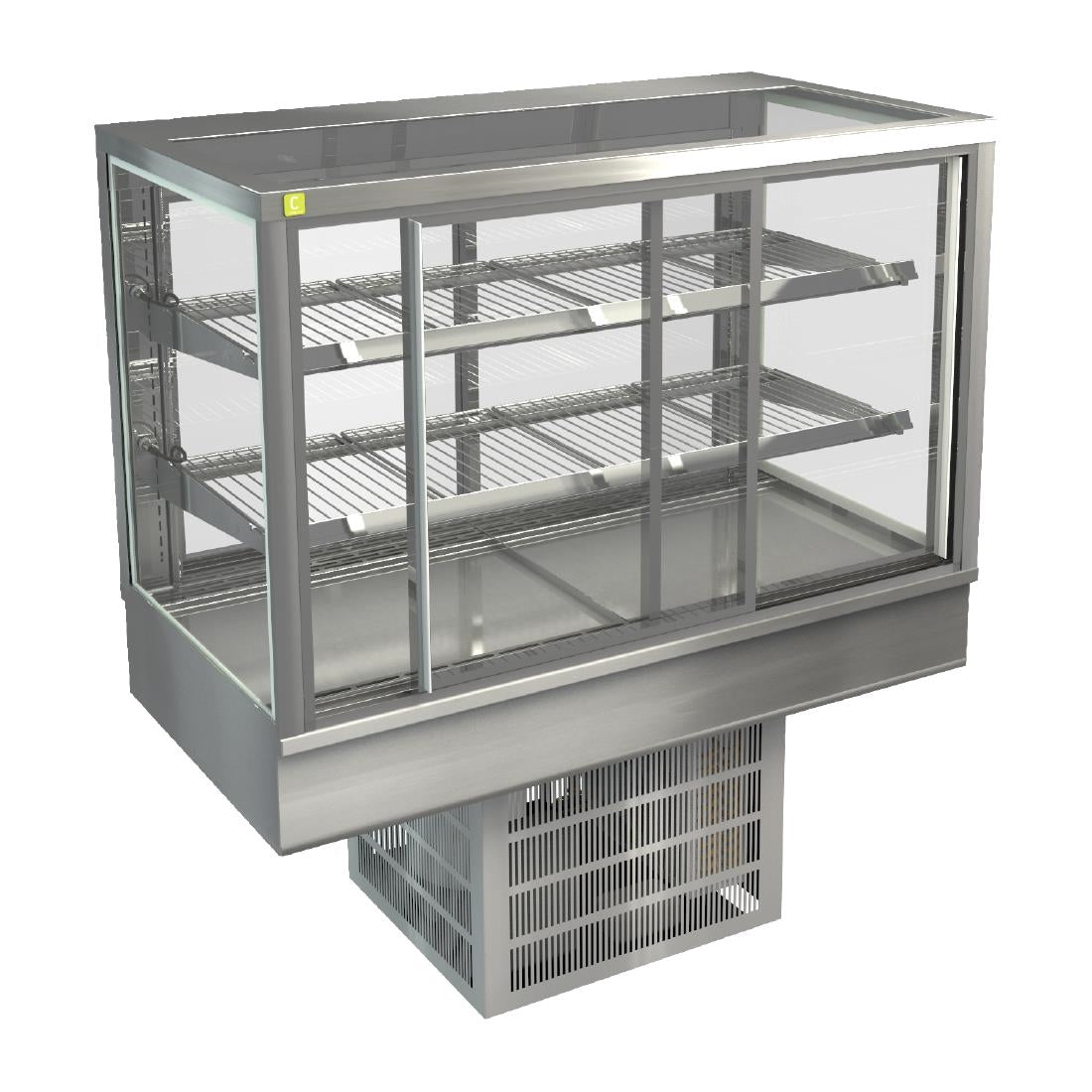 Cossiga Tower STG Refrigerated Drop-in Display w/Sliding Front & Rear Doors 1200mm