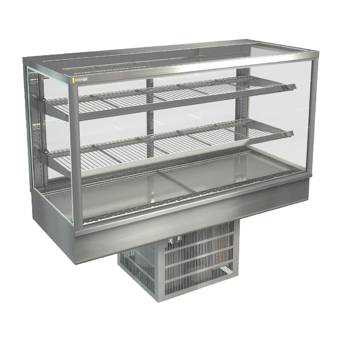 Cossiga Tower STG Refrigerated Drop-in Display w/Solid Front Glass & Rear Sliding Doors 1500mm