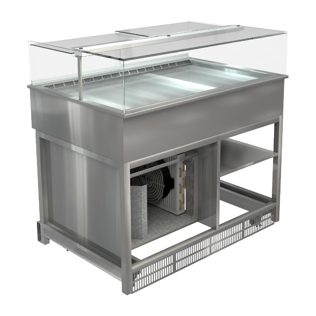 Cossiga LP PLUS Refrigerated Patisserie Display w/Ambient Storage 1200mm