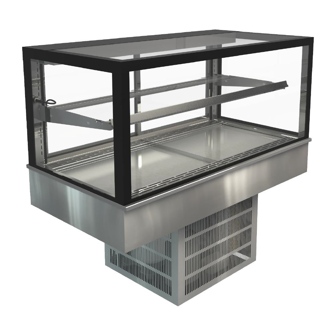 Cossiga Tower GOG Refrigerated Frameless Glass Countertop Display 1200mm