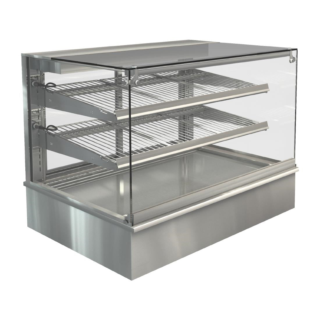 Cossiga Tower GOG Heated Countertop Display Single Glass Top and Doors 900mm