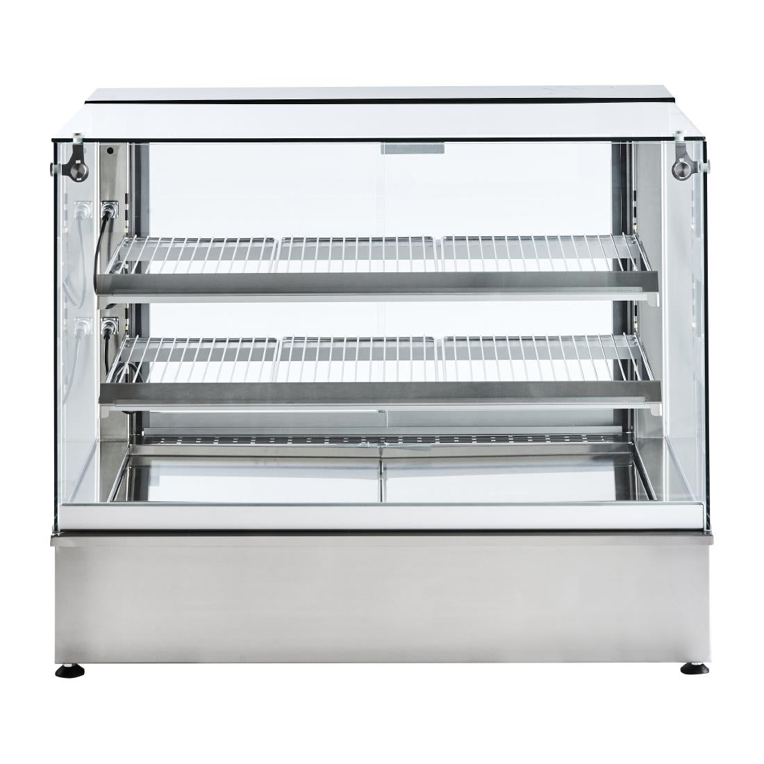 Cossiga Tower GOG Heated Countertop Display Single Glass Top and Doors 900mm