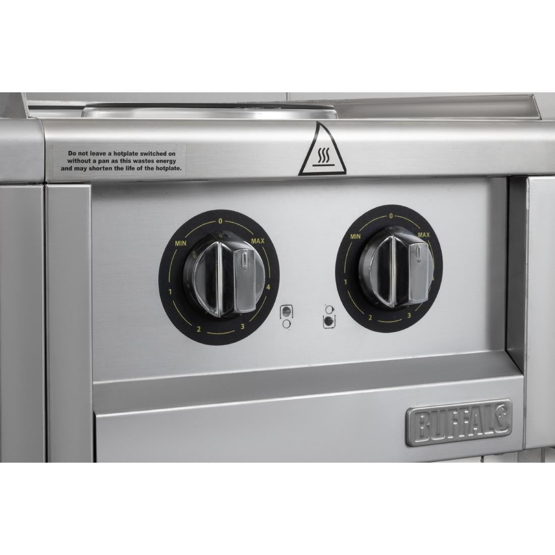 Buffalo 600 Series 2.9kW Electric Griddle 400mm