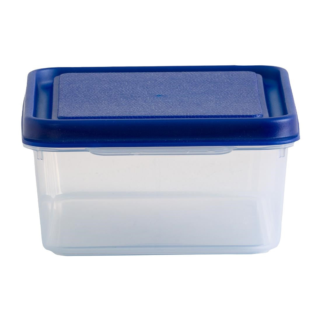 Wham Studio Rectangle Food Box Clear/Blue 1Ltr
