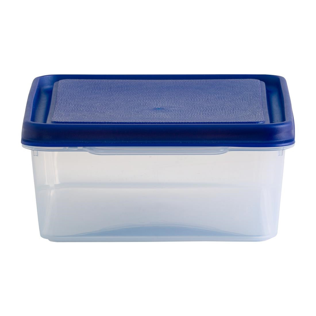Wham Studio Rectangle Food Box Clear/Blue 2Ltr