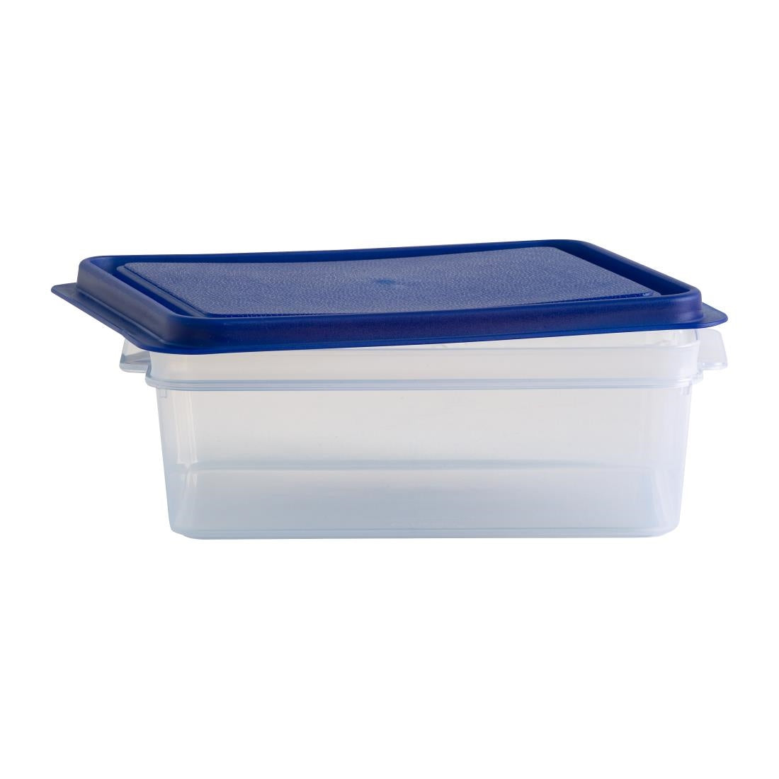 Wham Studio Rectangle Food Box Clear/Blue 2Ltr
