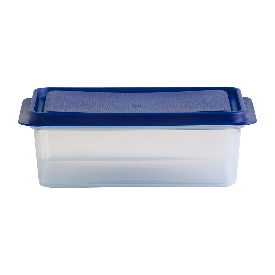 Wham Studio Rectangle Food Box Clear/Blue 2Ltr