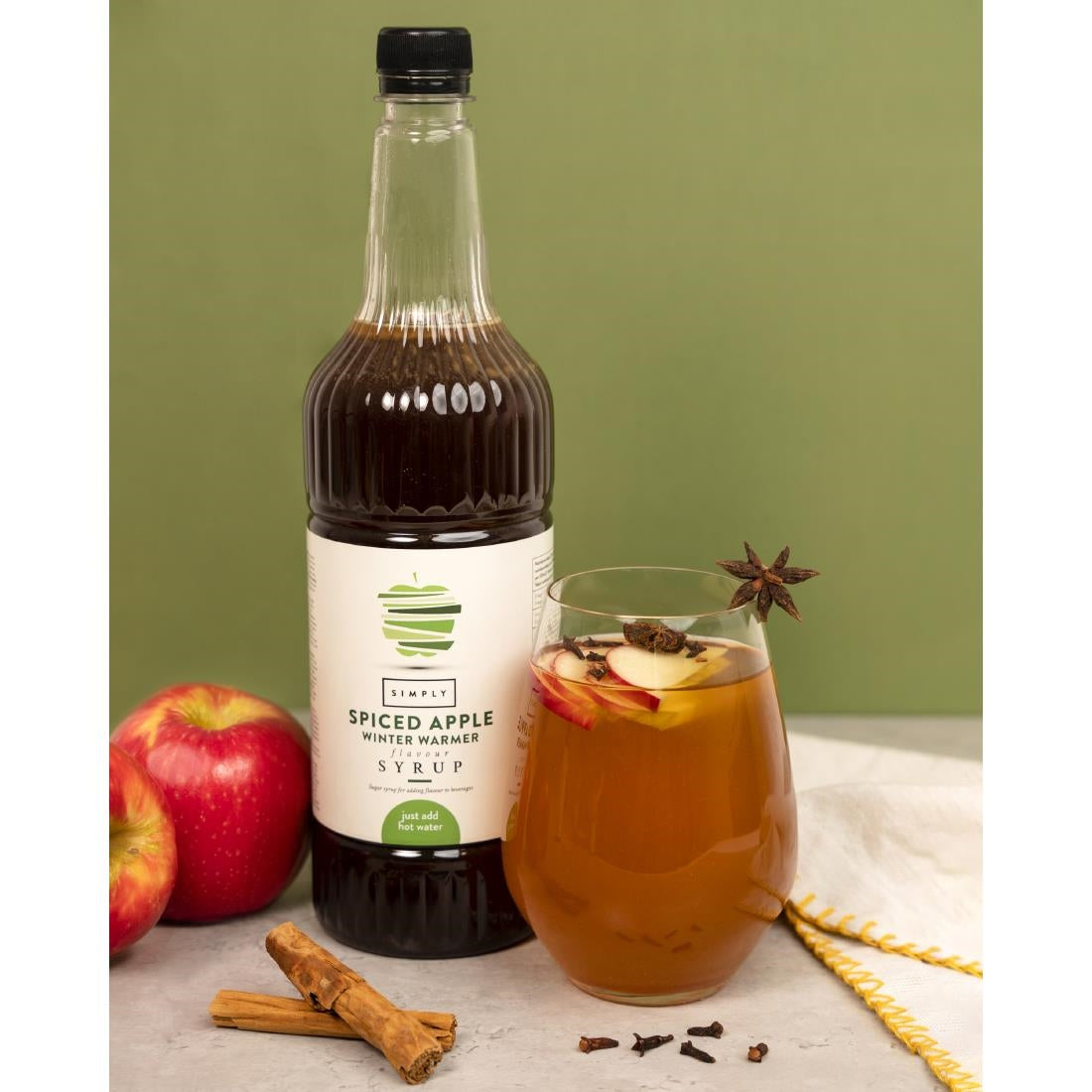 Simply Winter Warmer Spiced Apple Syrup 1Ltr