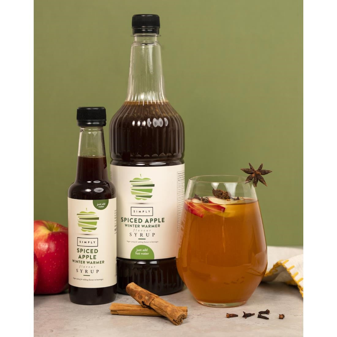 Simply Winter Warmer Spiced Apple Syrup 1Ltr