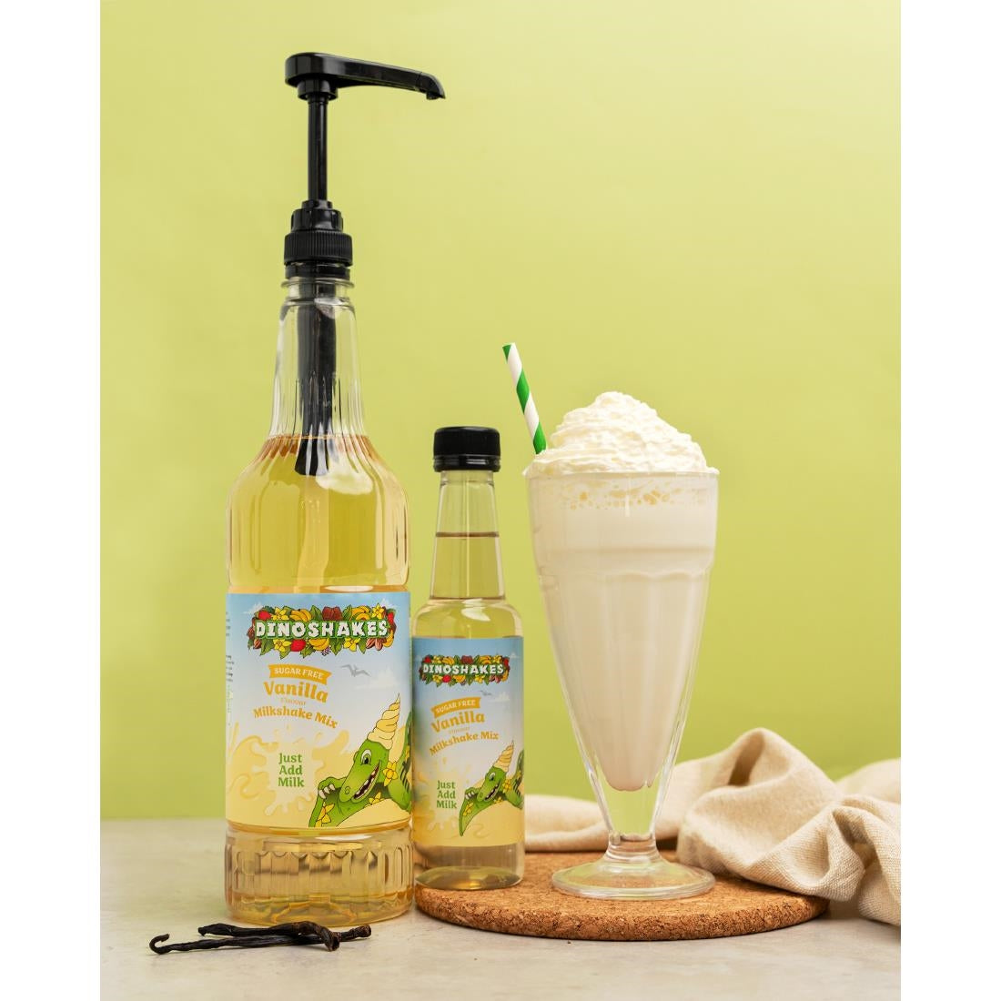 Dinoshakes Milkshake Powder Vanilla 1kg
