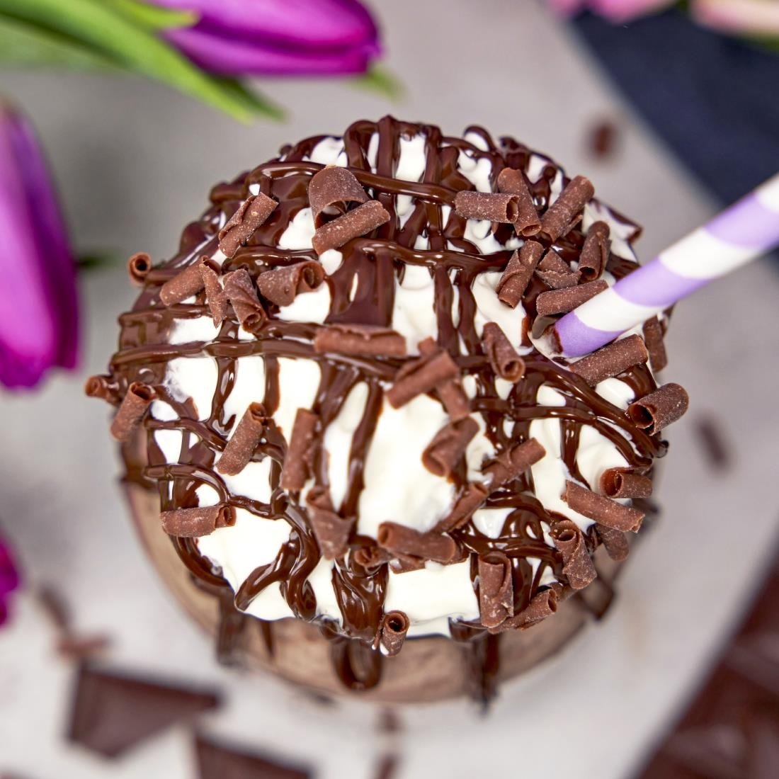Simply Toppings White Chocolate Blossoms (Curls) 300g