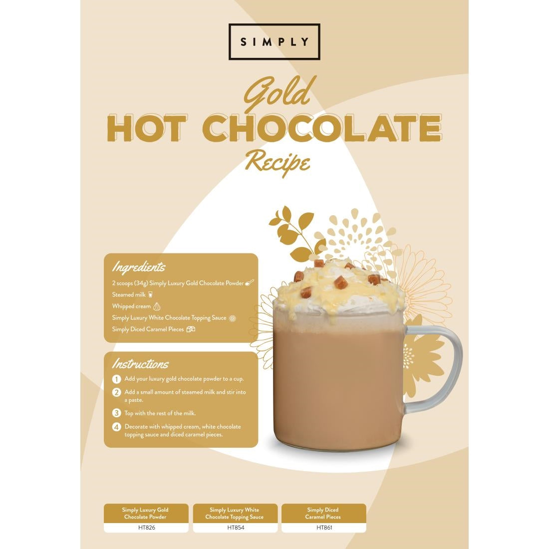 Simply Luxury White Chocolate Topping Sauce 1kg