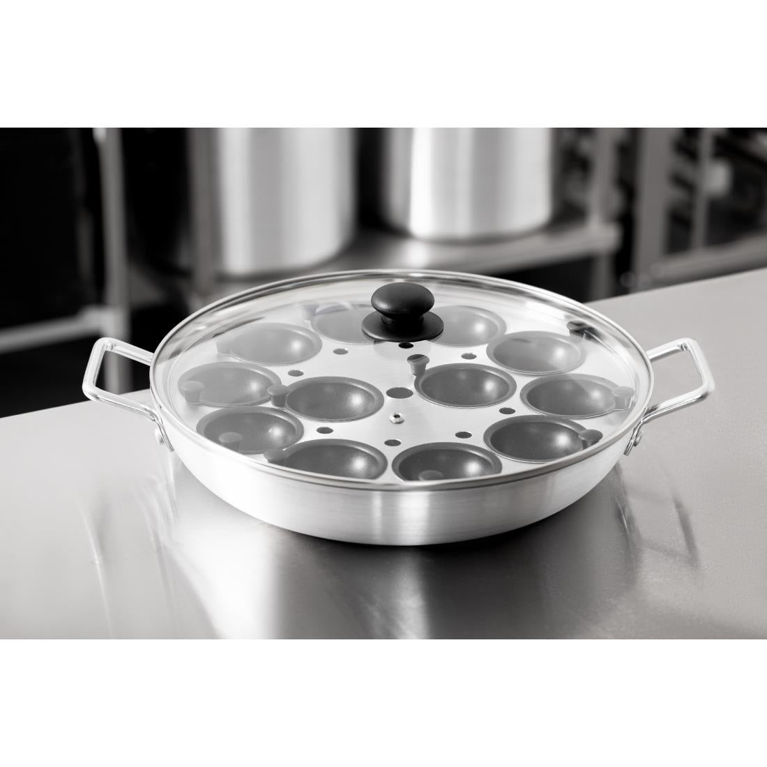 Vogue Aluminium Egg Poacher 35cm