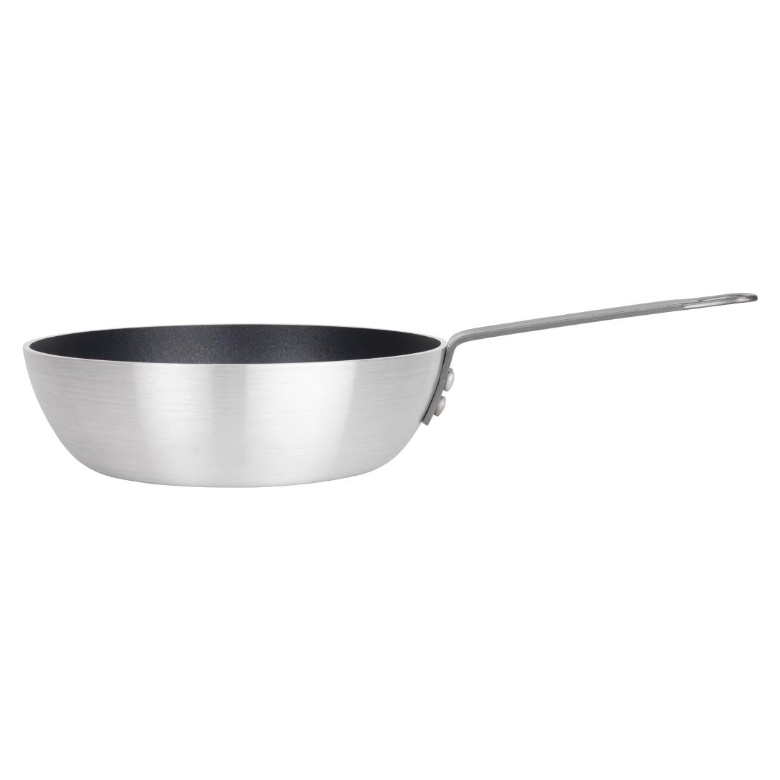 Vogue Aluminium Non-stick Teflon Platinum Plus Sauté Pan 24cm