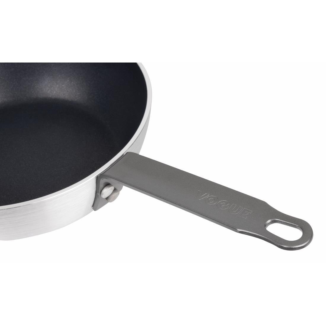 Vogue Aluminium Non-stick Teflon Platinum Plus Sauté Pan 24cm