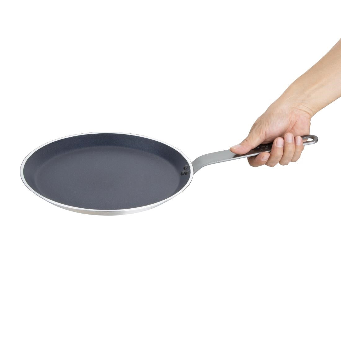 Vogue Aluminium Non-stick Teflon Platinum Plus Crepe Pan 26cm