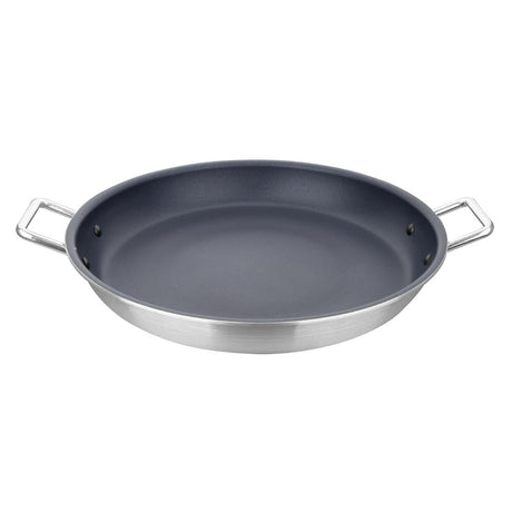Vogue Aluminium Non-stick Teflon Platinum Plus Paella Pan 45cm