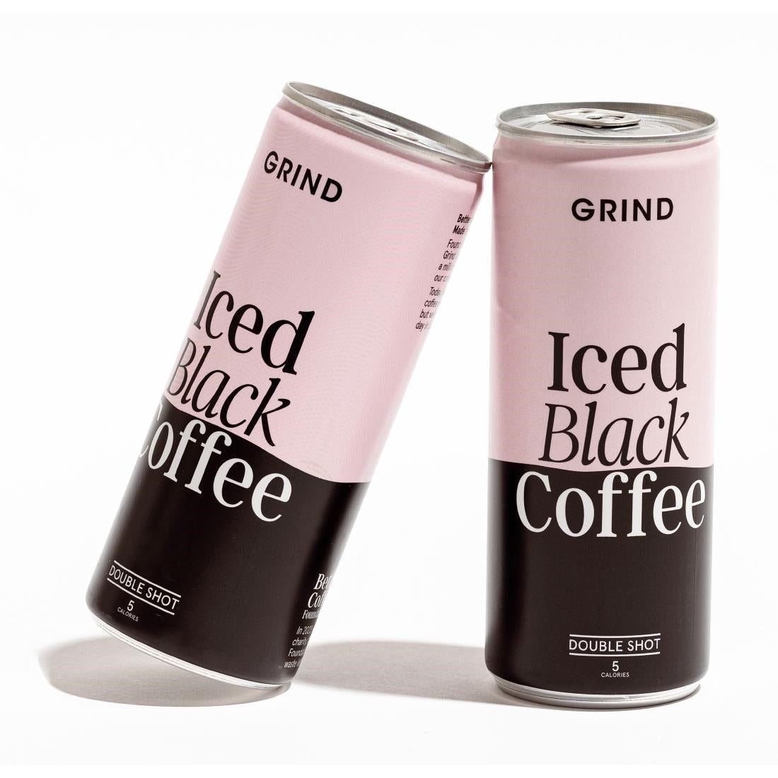 Grind Iced Black Coffee Cans 250ml (8 Pack)