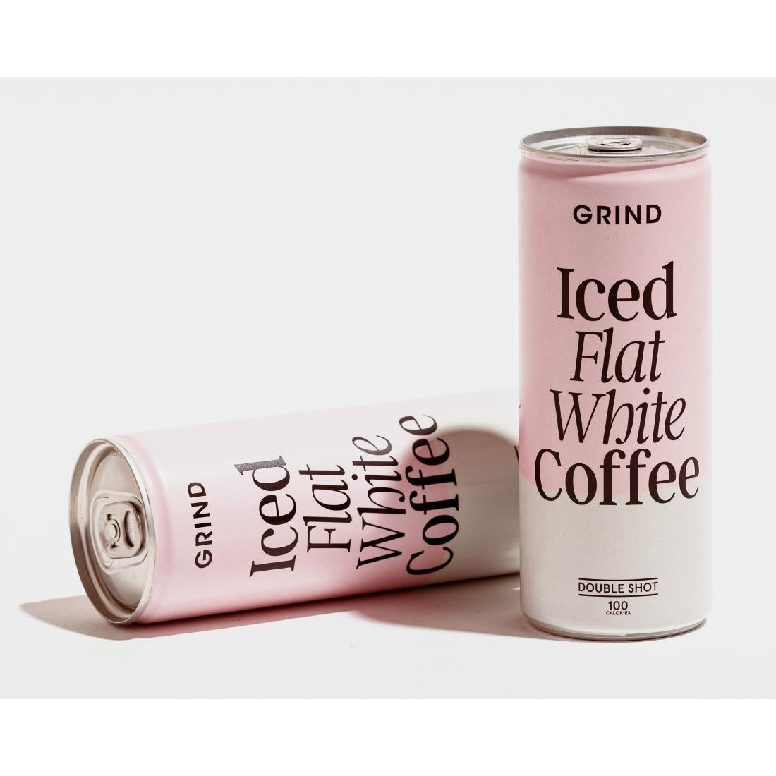 Grind Iced Flat White Coffee Cans 250ml (8 Pack)