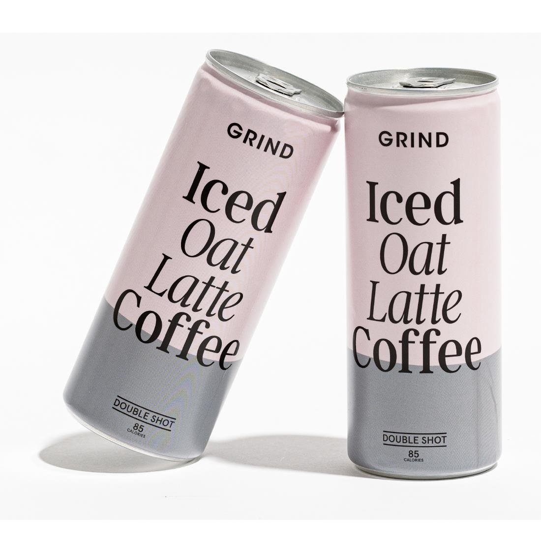 Grind Iced Oat Latte Coffee Cans 250ml (8 Pack)