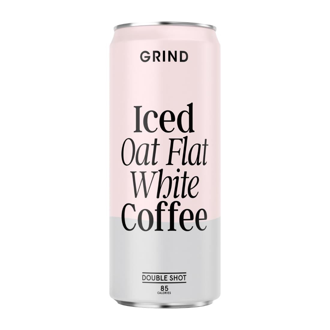 Grind Iced Oat Vanilla Latte Coffee Cans 250ml (8 pack)