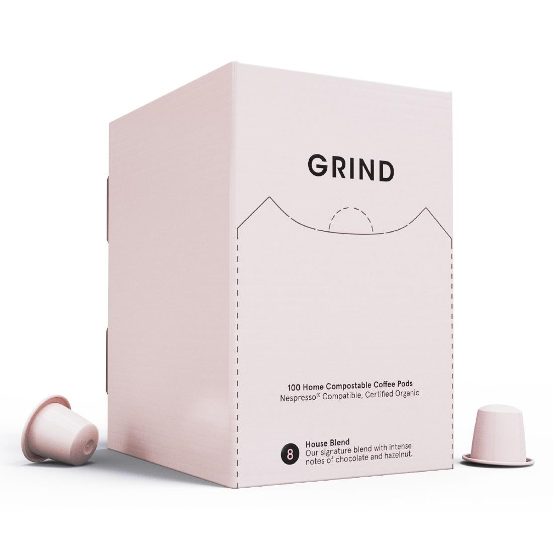 Grind Compostable Coffee Pods House Blend (100 Pack)