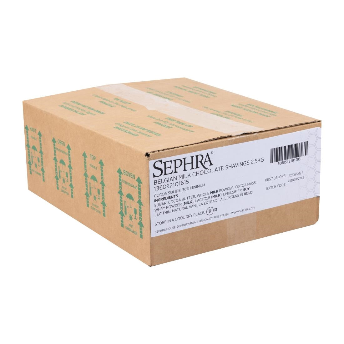 Sephra Milk Chocolate Shavings 2.5kg