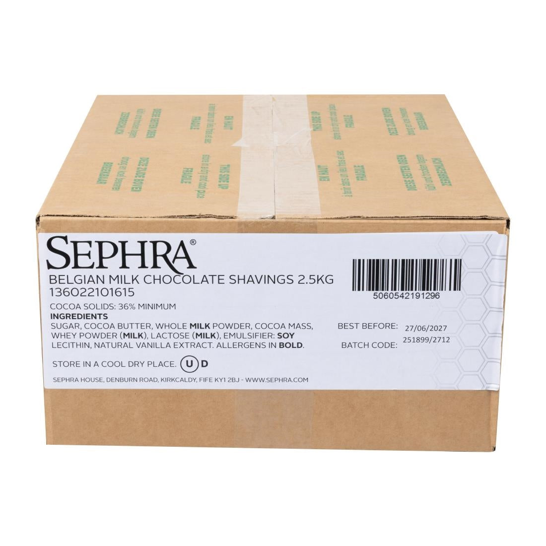 Sephra Milk Chocolate Shavings 2.5kg