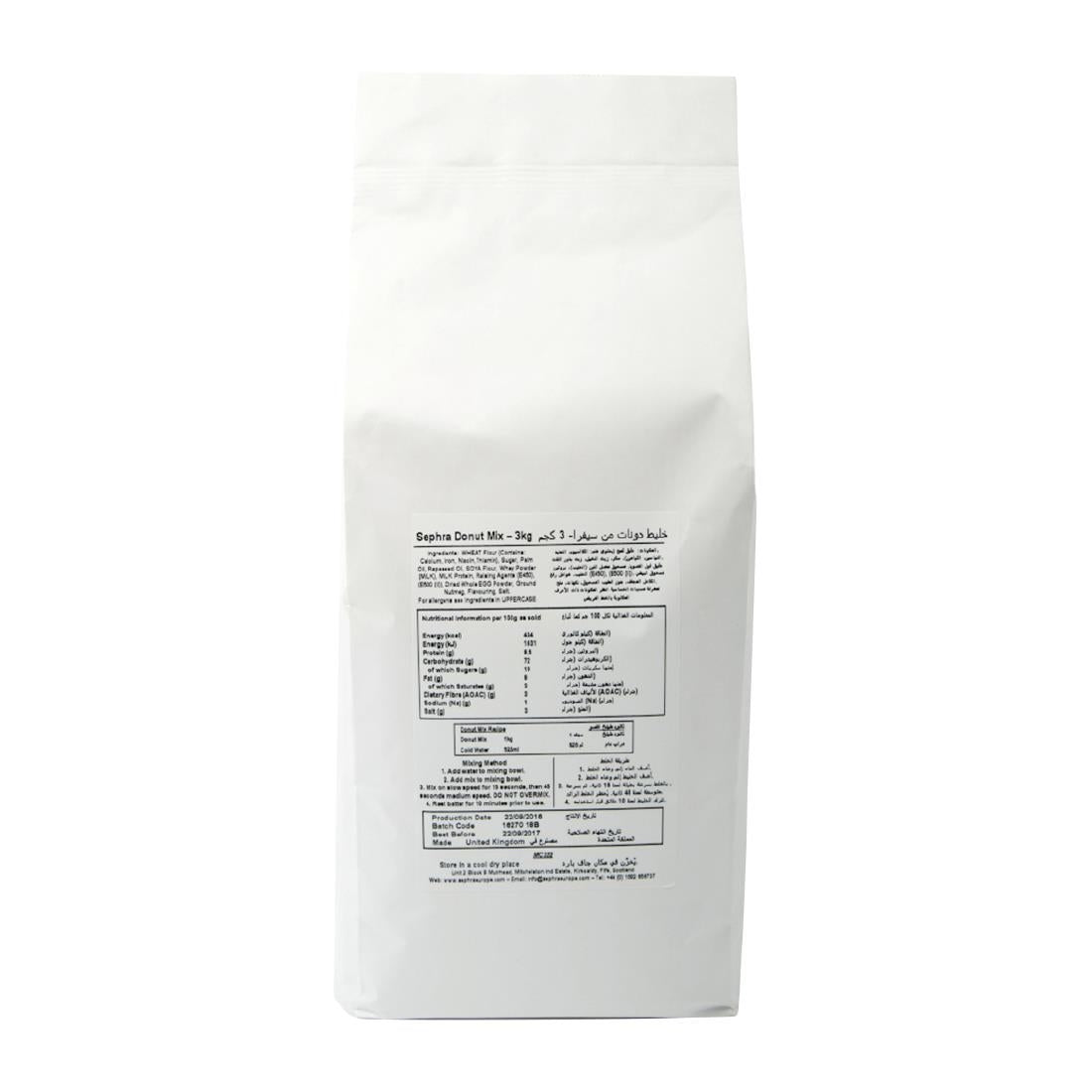 Sephra Donut Mix 3kg (4 Pack)