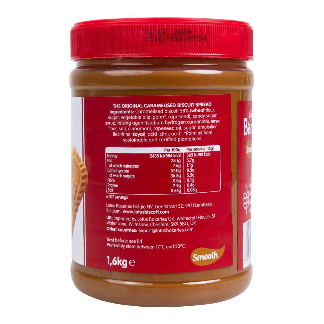 Lotus Biscoff Spread 1.6kg