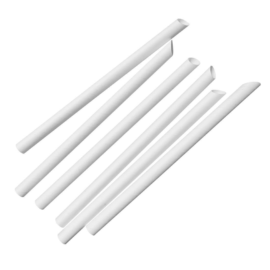 Fiesta Compostable Bubble Tea Straw White 12x210mm (150 Pack)