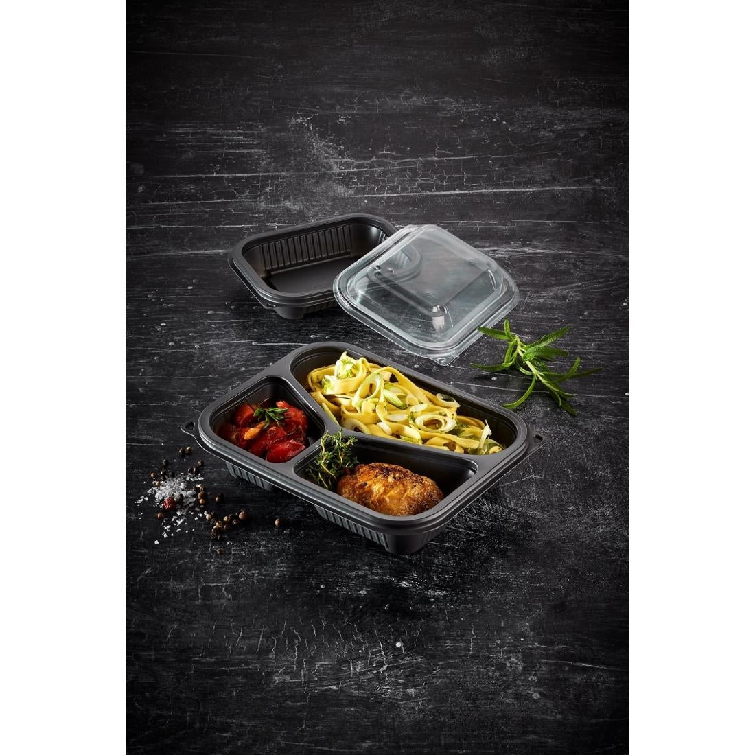 Faerch Hot Deli Deluxe Takeaway Container Lids for 250/375ml (770 Pack)