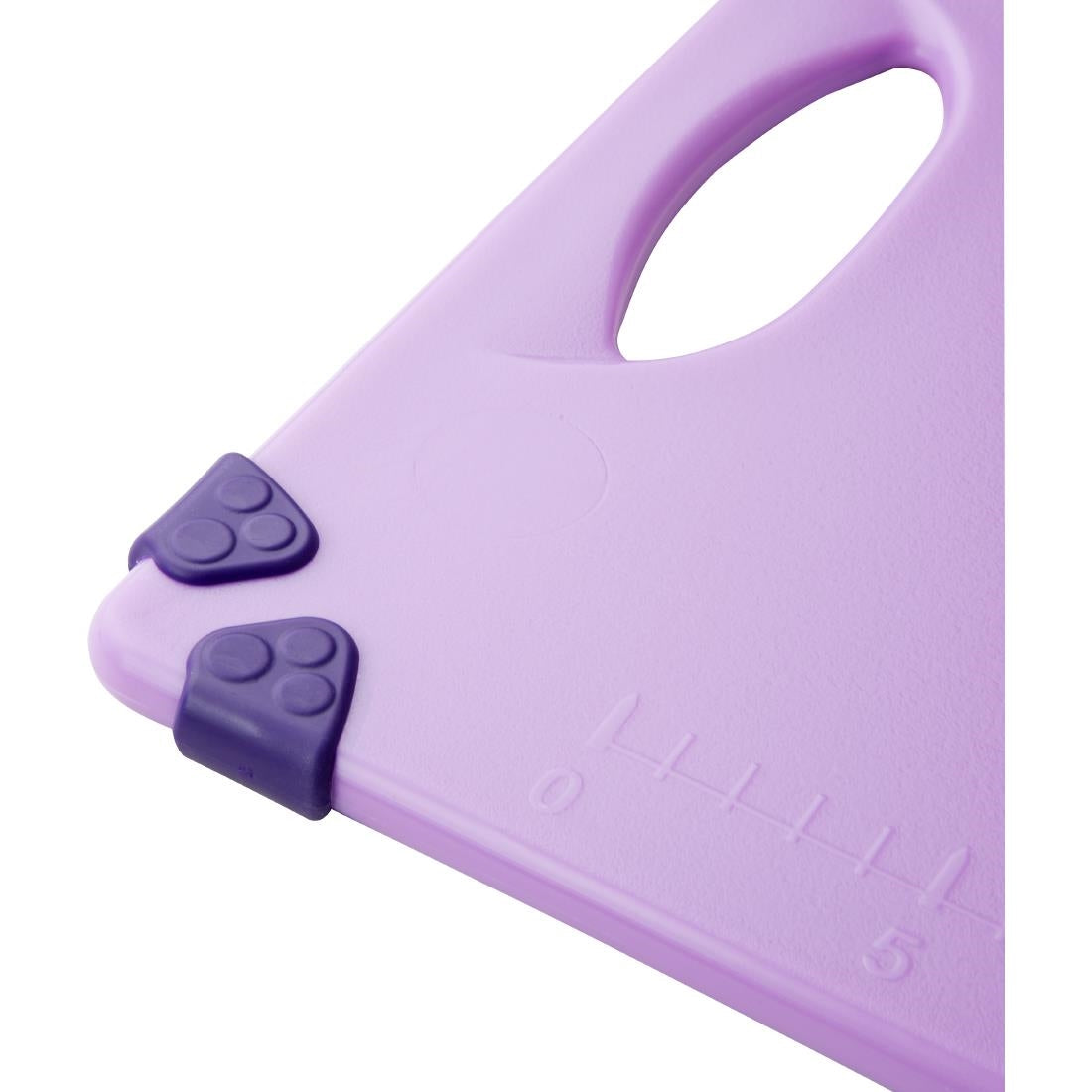 Hygiplas Commercial Grip Chopping Board Purple 458x306mm