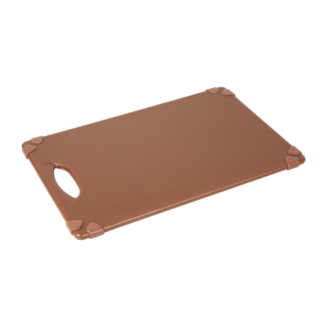 Hygiplas Commercial Grip Chopping Board Brown 458x306mm